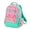 Blank - Beachy Keen Print, variant on Blank - Solid Black Reinforced Design Water Resistant Backpack