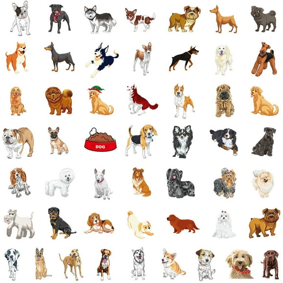 TopLLC 50Pcs Cats Sticker Pack Cute Funs Cats Lover Notebook Sticker on Clearance