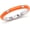 Orange, variant on Stackable Enamel Ring 925 Sterling Silver Stacking Cubic Zirconia Eternity Colorful Rainbow Band Rings