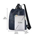 thumbnail image 3 of FORMRS Women's Travel Backpack Purse Anti-Theft Hidden Pockets Casual Shoulder Bag, Cat Planet, 3 of 7