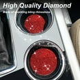 thumbnail image 4 of Syenll 4 Pack Car Cup Holder Coaster, 2.75 inch Universal Cup Holders, Non-Slip Car Accessories Interior Sets, Red, 4 of 9