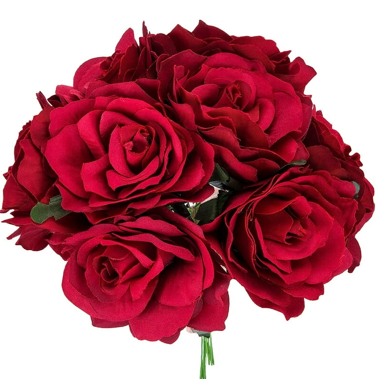 Red flower hair piece outlet