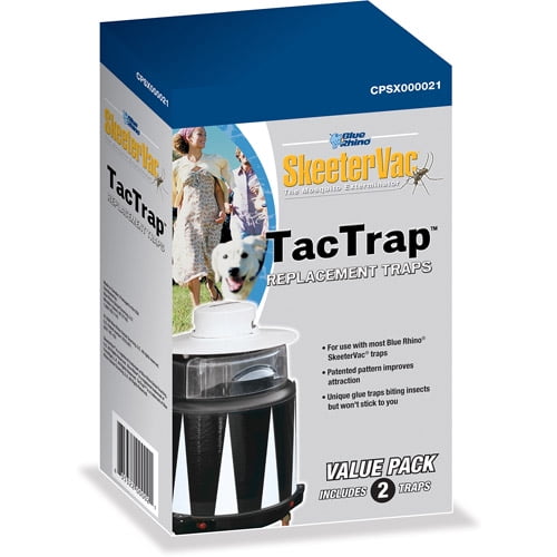 SkeeterVac TracTrap Replacement Traps 2pk