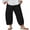 Black, variant on Musuos Women Casual Wide Leg Pants Cotton Linen Capri Cropped Baggy Pants e Trousers
