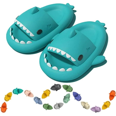 

Shark Slippers for Women Men Cute Cartoon Cloud Shark Slides Unisex