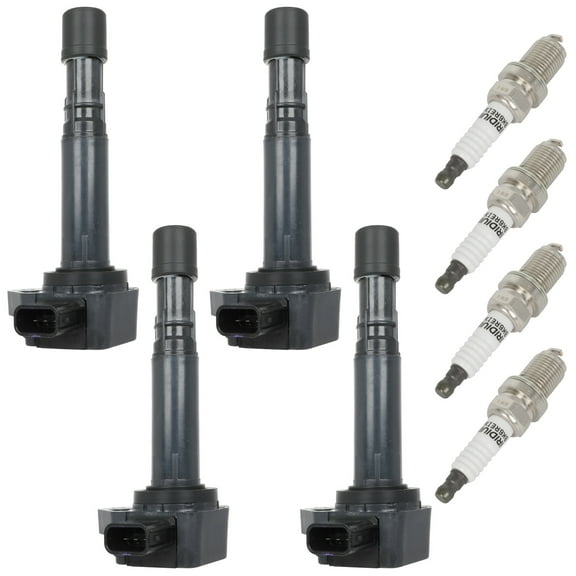 cciyu 4 ignition coils wilth 4 iridium Spark Plugs UF400 ,for Honda for Odyssey 3.5L 1999-2010,for Honda for Accord 3.0L 2000-2007