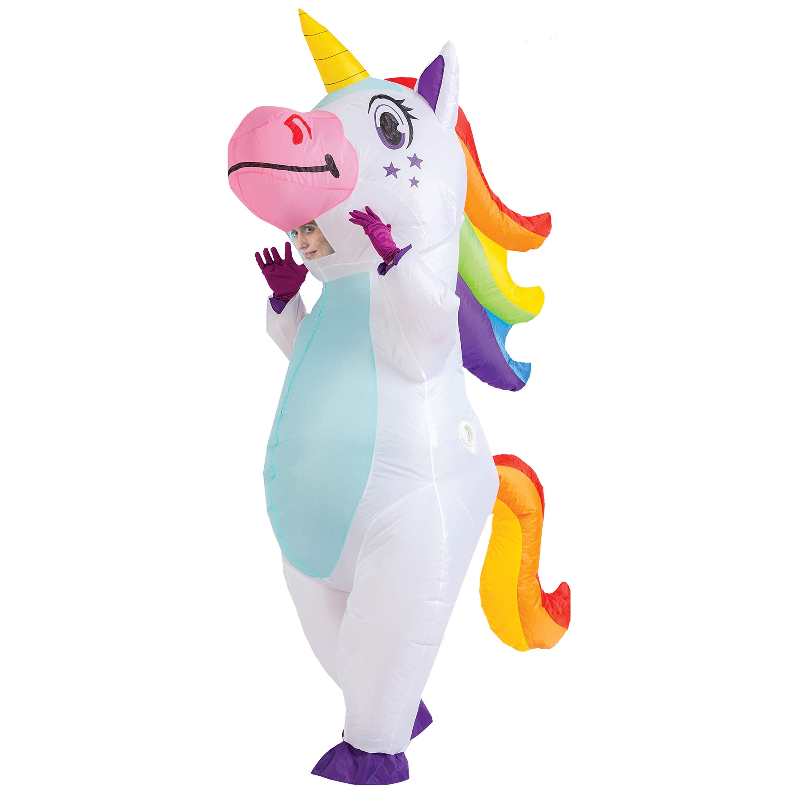 Spooktacular Creations Unicorn Full Body Inflatable Costume,Adult