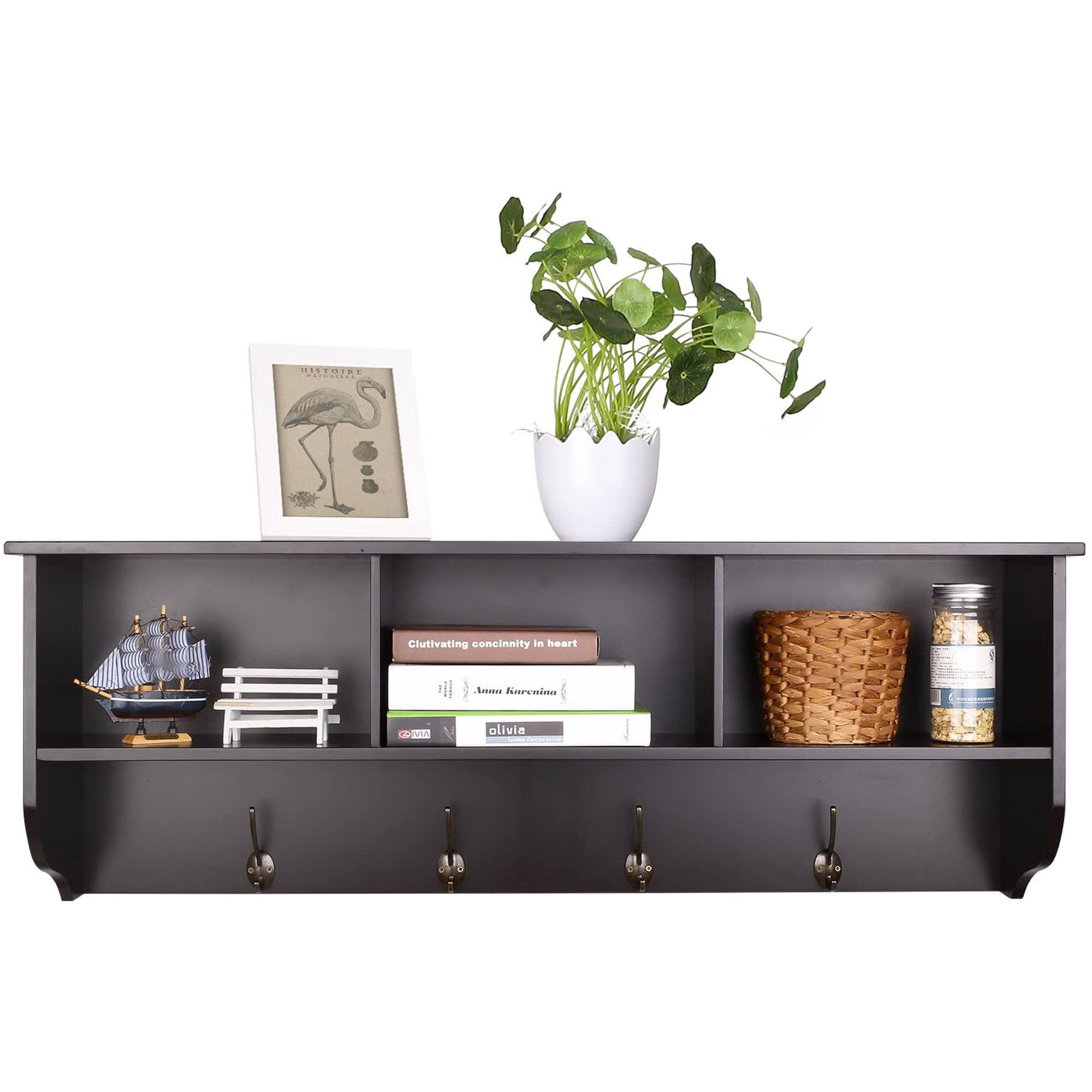 Homfa hanging entryway shelf hotsell
