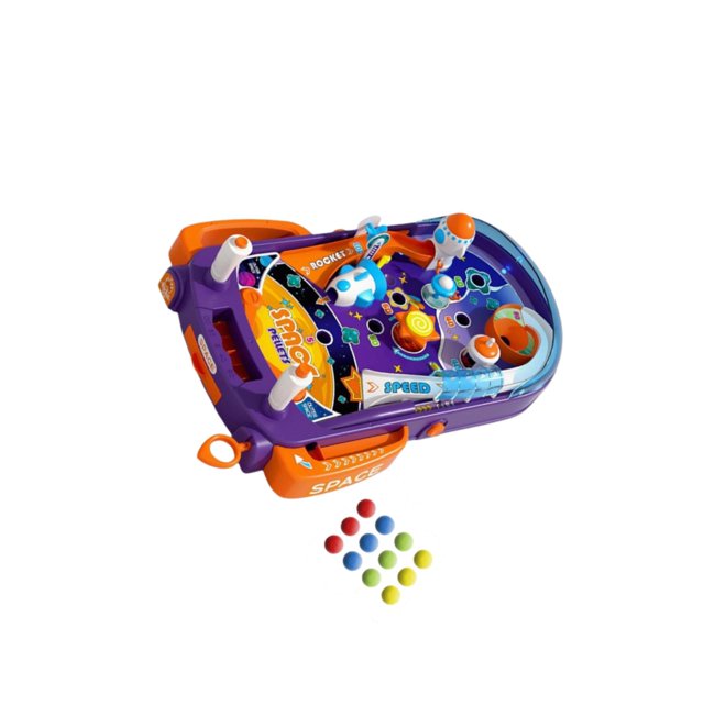 tamizeot Children Pinball Machine Interaction Game Multipurpose without Light Ages for 4 5 Home 6 3 without Light 43x46.5x14.5cm