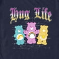 thumbnail image 2 of Men's Care Bears Hug Life Cute Graphic Tee Navy Blue Large, 2 of 5