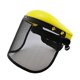 thumbnail image 3 of Protector facial para motosierra ajustable con visera de malla metálica, protector facial de malla forestal profesional para deshierbe, motosierra y, 3 of 8