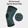 thumbnail image 3 of LJNYFDC Knee Support Knee Brace Elastic Sweat absorption Double Corrugated Protective Nylon Running Climbing Knee Sleeve Training Guard Knee Guard 1 Pc, 3 of 6
