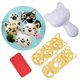thumbnail image 1 of Juego de Moldes Para Bolas de Arroz ANGGREK Con Forma de gato Para Hacer Sushi, 1 of 8