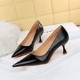 thumbnail image 2 of Zapatos de boda clásicos de tacón alto y punta estrecha para mujer, elegantes y a la moda, con punta estrecha, para novia, 2 of 5