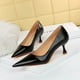 thumbnail image 2 of Zapatos de boda clásicos de tacón alto y punta estrecha para mujer, elegantes y a la moda, con punta estrecha, para novia, 2 of 5