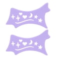 thumbnail image 2 of Plantilla De Plantilla De Sombra De Ojos Herramientas Para Dar Forma Recorte Estrella Patrón De Corazón Aplicador De Sombra De Ojos Herramienta De Maquillaje Para Diversas, 2 of 7