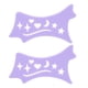 thumbnail image 2 of Herramienta De Plantilla De Sombra De Ojos, 2 Piezas Plantilla De Modelos De Maquillaje Aplicadores De Sombra De Ojos Herramienta Moldeadora Recorte Patrón De Corazón De Estrella, 2 of 7