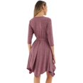 thumbnail image 1 of Unique Femmes Tricot Robe Slim Élégante Dames Robe Mode Irrégulière Ourlet Swing Sortir Ensemble Partie Porter Robe Longue Manches Maxi, 1 of 5