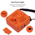 thumbnail image 4 of 5W Mini Guitar Amplifier Portable Compact Guitar Amp Speaker with Volume Tone Adjustment Overdrive Function 635mm 35mm Inputs for Electric Acoustic Guitar Practice Home Outdoor, 4 of 7