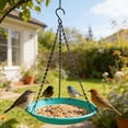 thumbnail image 4 of Plastic Hanging Bird Feeder, Hummingbirds Water Feeder With Chain, for Outdoor Garden, Green, 4 of 6