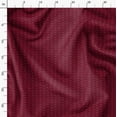 thumbnail image 3 of Soimoi Tissu Satin Lourd Rouge Imprimé Géométrique Flèche Tribal 1 Yard 54 Pouces de Large, 3 of 6