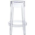 thumbnail image 2 of LexMod Casper Counter Stool in Clear, 2 of 5