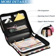 thumbnail image 3 of FORMRS Zipper Binder with Shoulder Strap 2-inch Ring 500 Sheet Capacity File Bag, Colorful Jam, 3 of 5
