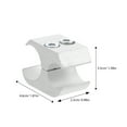thumbnail image 2 of HAMPPLIES wheelchair rod clips Cane Holder Aluminium Alloy Pipe Fixation for Various Occasions 1Set, 2 of 6