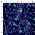thumbnail image 2 of Soimoi Minky Blue Fabric By the Yard - 56 Inch Wide - Florals, Leaves Print Fabric - Elegant & Beautiful Patterns for Fashion and Home Decor Printed Fabric, 2 of 6