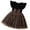 Black, variant on LUOGENLI Dress Toddler Children Girls Fly Sleeve Prints Bowknot Dresses Mesh Dress Clothes Dress for Girls 2025 Wedding Guest Black 5-6 Years