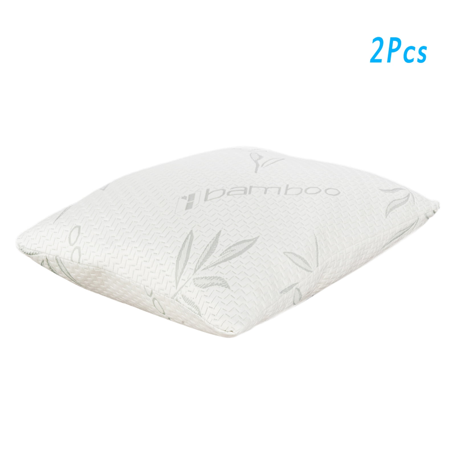 2PCS King Size Original Bamboo Memory Foam Pillow Hypoallergenic w/ Carry Bag 