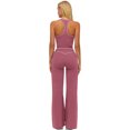 thumbnail image 2 of IBTOM CASTLE Two Piece Workout Sets for Women Racerback Tank Top Matching High Waist Wide Leg Yoga Pants Pilates Outfits Hot Pink, 2 of 7