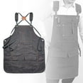 thumbnail image 6 of Colaxi Canvas Work Apron Gardening Apron for Workshop Mechanics Gardeners Carpenter Dark Grey, 6 of 10