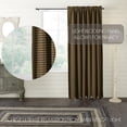 thumbnail image 4 of VHC Brands Black Check Blackout Panel Scalloped 84x50, 4 of 4