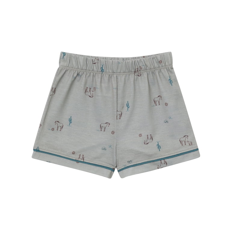 Modern Moments Gender Neutral Button Pajama Shorts Set photo 3