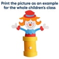 thumbnail image 4 of Paclord 48" x 1200" (100 ft) Circus-Themed Kraft Paper Set, 45 Lbs - Red, Yellow, Orange, Dark Blue, White Kraft Paper - Made in USA Paper for Crafts, Appliques for Kids, DIY, Origami, 4 of 5