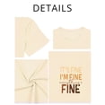thumbnail image 6 of XCHQRTI It's Fine Womens Graphic Shirt Inspirational Plus Size Tees Everything is Fine Short Sleeve Summer Casual Tops, 6 of 7