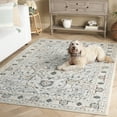 thumbnail image 3 of SAFAVIEH Alenia Karaugh Medallion Area Rug, Grey/Beige Gold, 5'3" x 7'6", 3 of 11