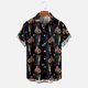 thumbnail image 4 of Camisas Para Hombre Camisa Hawaiana Casual Sin Posicionamiento Botones de Impresión Beach Turndown Blusa de Manga Corta Odeerbi ODB157369, 4 of 6