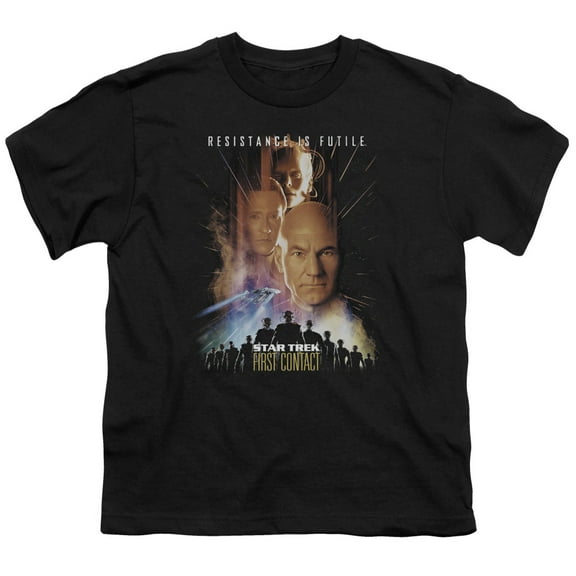Star Trek/First Contact(Movie) Big Boys Youth Shirt