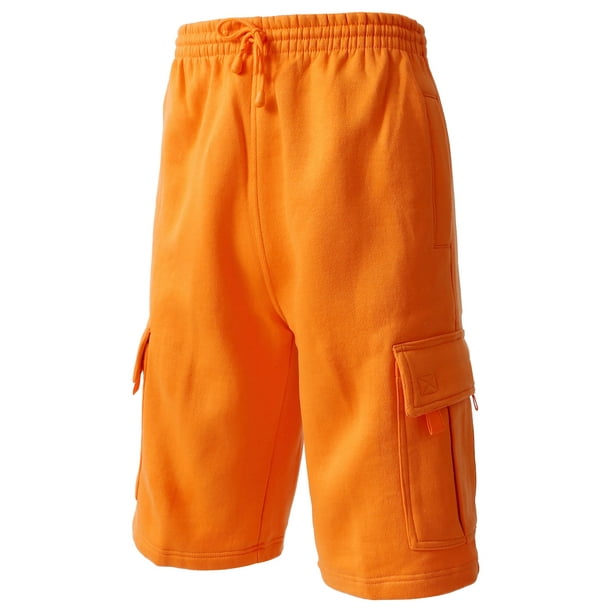 cargo sweat shorts with pockets
