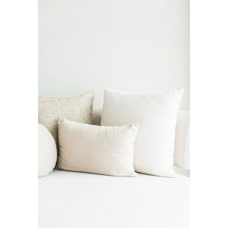 ACCENTHOME 18x18 Pillow Insert - Hypoallergenic Square Throw Pillow Form For Decor