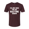thumbnail image 2 of Wild Bobby I'm Just Here For The Halftime Show Sports Men Premium Tri Blend T-Shirt, Cardinal, Small, 2 of 5