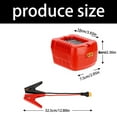 thumbnail image 3 of Jumper Cable with Clip for 18V-20V 10AWG Automotive Boosting Cable for Jump Starting Car Using Tool, 3 of 8