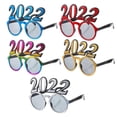 thumbnail image 3 of a refined and engaging product description based on your input:\n\n \n\n**5pcs Year Party Sunglasses for Adults – Colorful Holographic Funny Glasses for, 3 of 3