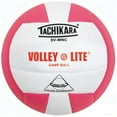 thumbnail image 1 of Tachikara SVMNC.PKW Volley-Lite Volleyball - Pink-White, 1 of 1