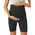 thumbnail image 3 of Pantalones cortos de maternidad BONVIGOR Over The Belly-5 Biker Workout Yoga, 3 of 6