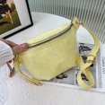 thumbnail image 1 of Bolsa De Hombro Bolso de pecho para mujer, diseño de cocodrilo a la moda, monedero de Color sólido para niñas (amarillo) Tmvgtek Para Estrenar, 1 of 6