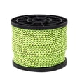 thumbnail image 1 of Cuerda reflectante de 50 m/4 mm para exteriores, cuerda fija para tienda de campaña, cuerda tensora de colores brillantes para acampar al aire libre (verde claro), 1 of 5