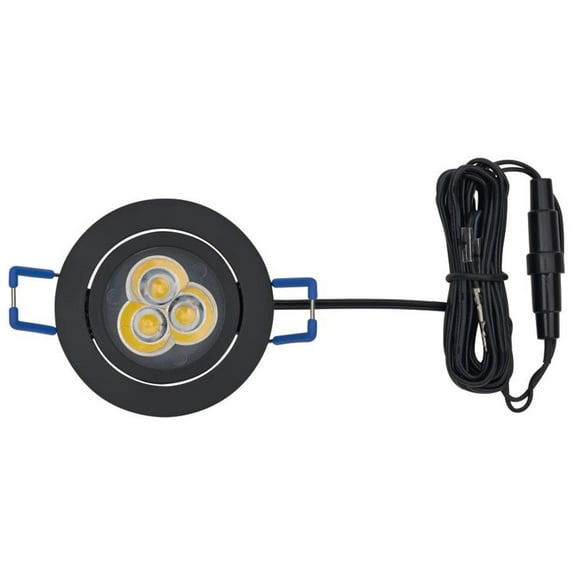 Tresco L-Led-3Dsp-W-1 12Vdc 3W Pockit Spot Led Light - Black